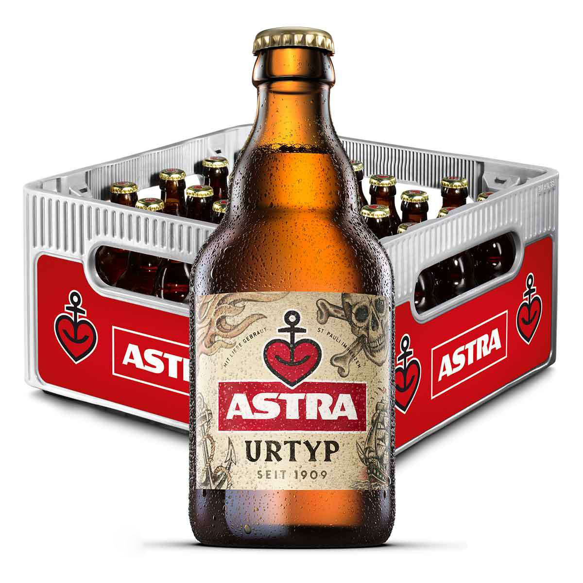Astra Bier, XXXL Aufkleber Urtyp, Sticker, St.Pa