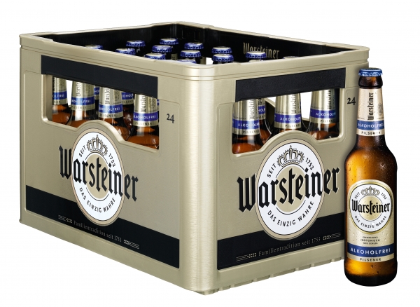 Warsteiner Alkoholfrei 24x0,33l (+Pfand 3,42€)